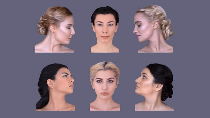 "Heads" inspired by "Etude" by F.A. Bronnikov